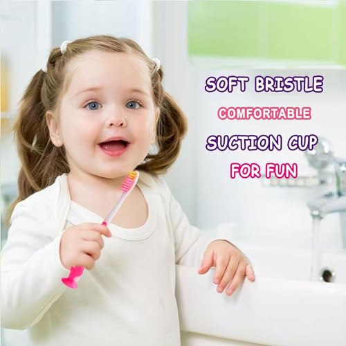 Bulk Kids Disposable Toothbrushes - 100 Pack, Soft Bristles, Cartoon Animal Design