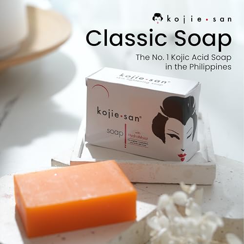 Kojie San Skin Brightening Kojic Acid Soap Bundle 24 Bars - Natural Dark Spot Remover