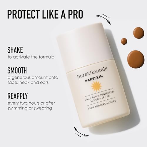 bareMinerals BareSkin Daily Dewy Mineral Sunscreen SPF 30 - Sheer Untinted 1 oz