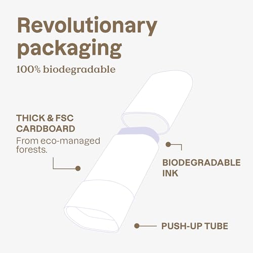 Plastic-Free Nursing Balm Bar - Unscented, 1 Ounce, Vegan & Cruelty-Free - BIO SPECTRA ATTITUDE