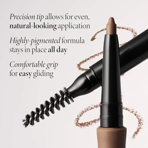 LAURA GELLER NEW YORK Inkcredible Waterproof Brow Pencil 02 Taupe with Spoolie Brush