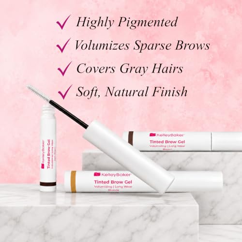 Tinted Brow Gel for Sparse & Unruly Eyebrows - Long Lasting Blonde