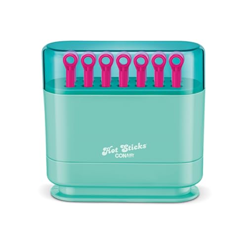 14-Piece Conair Silicone Hot Rollers Set - No Clips Needed, 85-Second Heat-up