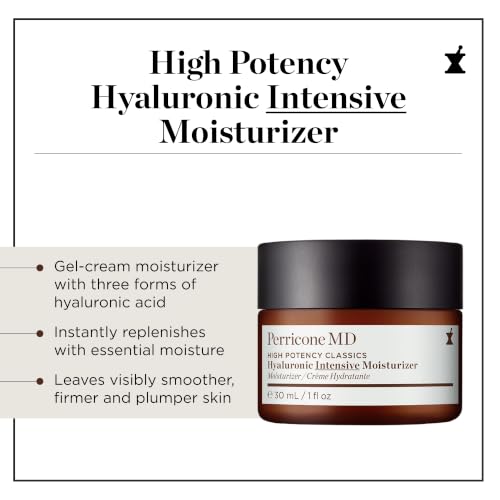 Perricone MD Hyaluronic Intensive Moisturizer 1 oz – Oil-Free Anti-Aging Face Cream