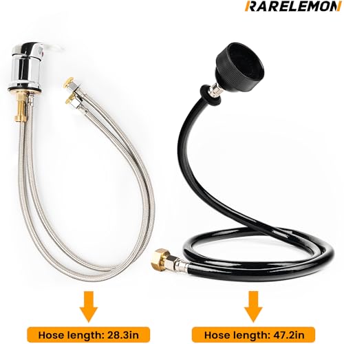 Salon Shampoo Bowl Faucet and Sprayer Kit with Vacuum Breaker - Chrome Finish - Faucet and Sprayer Kit