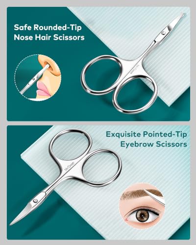 12-in-1 Manicure & Grooming Kit - Professional Nail Clippers & Personal Care Tools