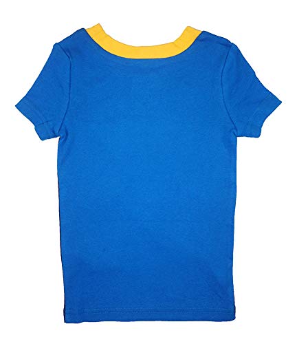 Sonic The Hedgehog Boys' 4-Piece Cotton Pajama Set - Blue, Size S