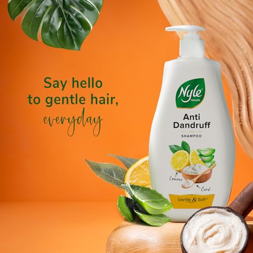 Nyle Anti Dandruff Shampoo 800ml for Hair Fall & Scalp Care