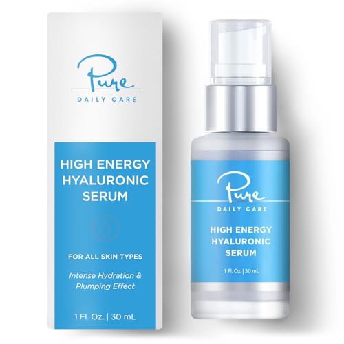 Pure Daily Care High Energy Hyaluronic Serum 1oz - Hydrating Skin Plumping