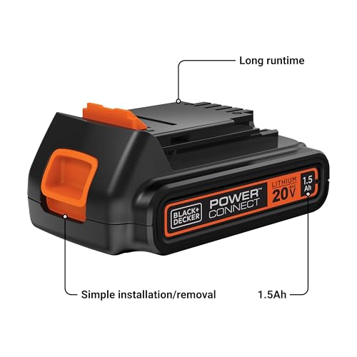 20V MAX Lithium-Ion Battery for Cordless Power Tools - 1.5Ah, Extended Runtime, One Size / 20V
