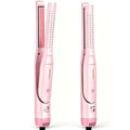 0.6 Inch Curling Iron for Short Hair, 2-in-1 Flat Iron & Curler, Cool Airflow Styler