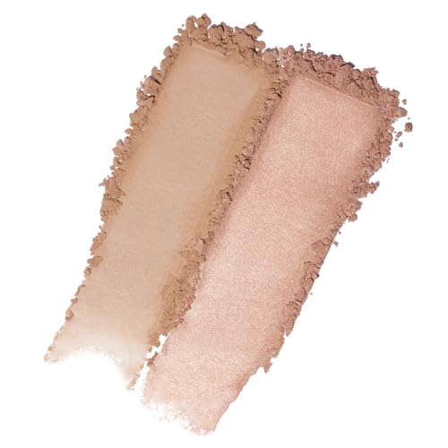 Laura Mercier Bronze Color Infusion, 12HR Long Wear, Talc-Free Bronzer Powder, Skin-Smoothing, Lightweight and Breathable, Natural Glow, Duo with Matte and Luminous Finishes