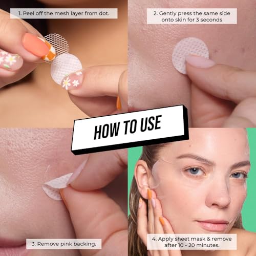 Avatara 2-Step Hydrating & Brightening Sheet Mask Set for Teens - Vegan & Fragrance-Free