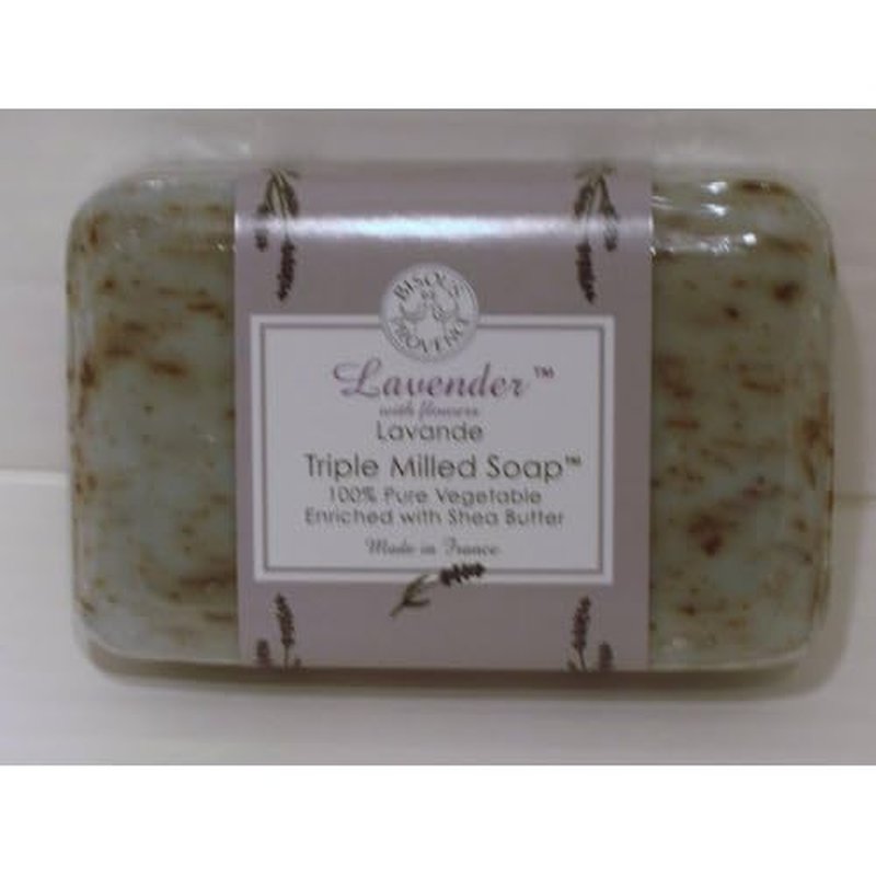 Bisous De Provence Lavender Triple Milled Soap Enriched with Shea Butter