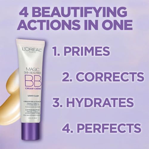 Makeup Primer + BB Cream 1 fl oz - Age Perfect Face Smoothing & Color Correcting Duo