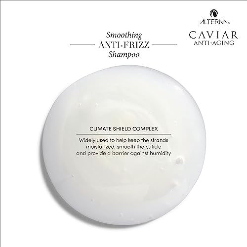 Anti-Aging Smoothing Anti-Frizz Shampoo for Medium & Thick Hair - Green Tea & Bergamot 8.5 Fl Oz