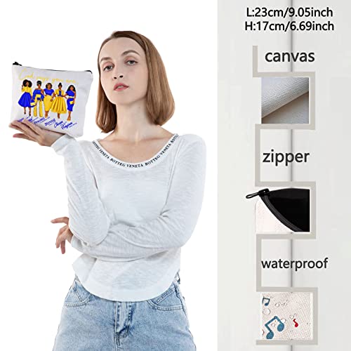 WZMPA SGR Cosmetic Makeup Bag Greek Sorority Gift God Says You Are Sorority Makeup Zipper Pouch Bag 1922 SGR Paraphernalia (God Says SGR)