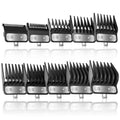 10Pcs Clipper Guards Set for Wahl Clipper Guards Set with Metal Clip£¬Professional Hair Clipper Guards Cutting Guides Compatible with Most Wahl Clippers from 1/16" to 1"(Black£©