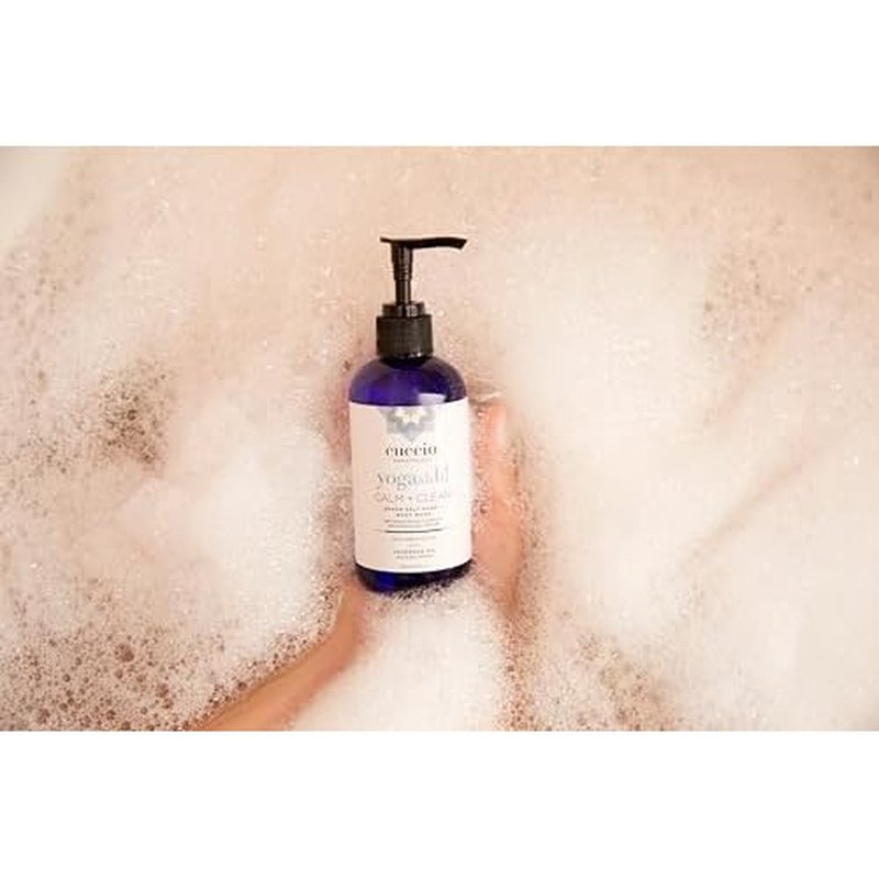 Cuccio Somatology Calm And Clean Epsom Salt Lavender Body Wash - Cleansing, Nourishing Wash And Soak For Pure, Deep, Relaxation - Relief For Sore Muscles - Chemical, Paraben And Dye Free - 8 Oz