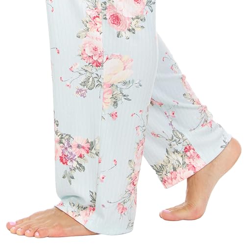 Women's Soft 2-Piece Pajama Set with Pockets & Drawstring