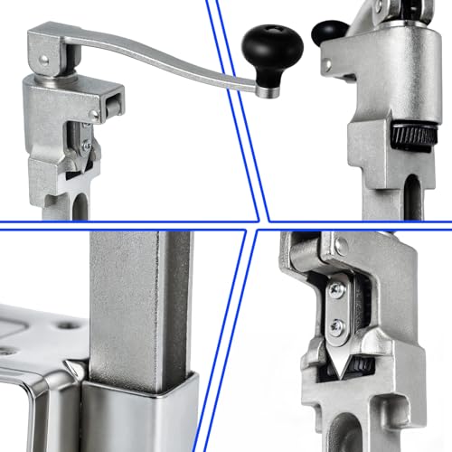 20-Inch Commercial Can Opener for Large Cans | Heavy Duty Stainless Steel, Table Mount, Cavlhils