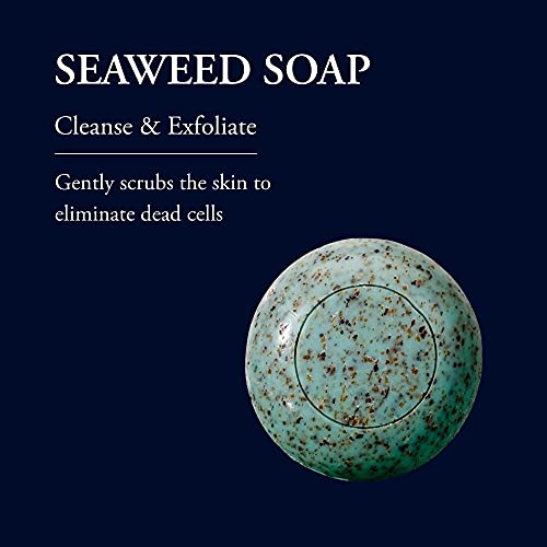 PHYTOMER Natural Seaweed Soap Bar | Cleansing & Exfoliating Body Soap | Eliminates Dead Skin Cells | Moisturizing Body Cleanser | 150 gr