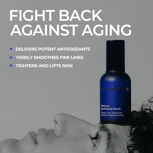 Men's Anti-Aging Face Serum with Hyaluronic Acid & Peptides - 1.69 fl oz