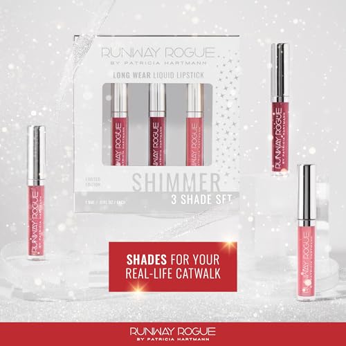 Runway Rogue Try Me x 3 Mini Long Wear Limited Edition Liquid Lipstick Set, Melrose Trio (¡®Boss Babe¡¯, ¡®Call Back¡¯, ¡®Trophy Wife¡¯)