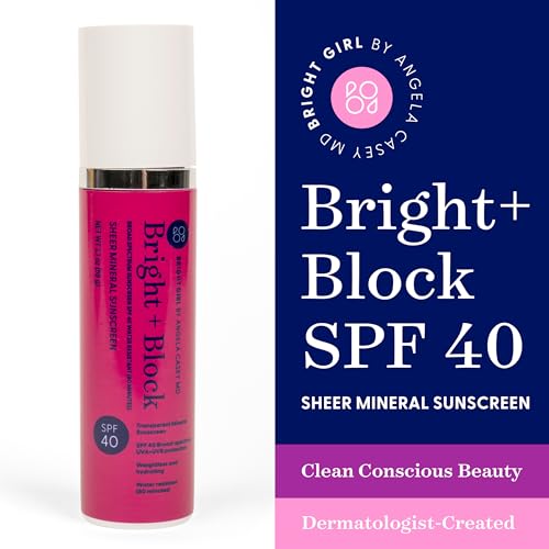 SPF 40 Mineral Sunscreen for Face - UVA/UVB Protection, 2.1oz