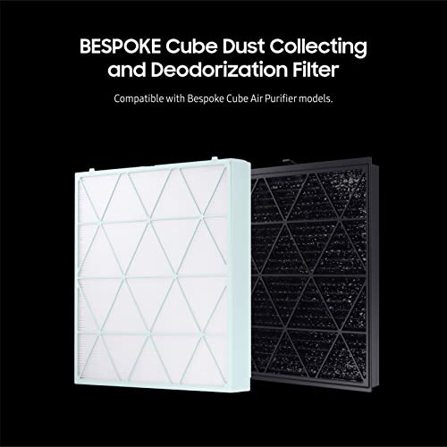 Air Purifier Replacement Filters Kit for Samsung BESPOKE Cube - Dust & Deodorizer 2 Pack