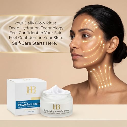H&B Powerful Anti-Wrinkle Cream Anti-aging Face Moisturizer for Women Dead Sea Minerals