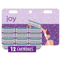 Women’s Razor Blade Refills with Lubrastrip - Purple, Pack of 12