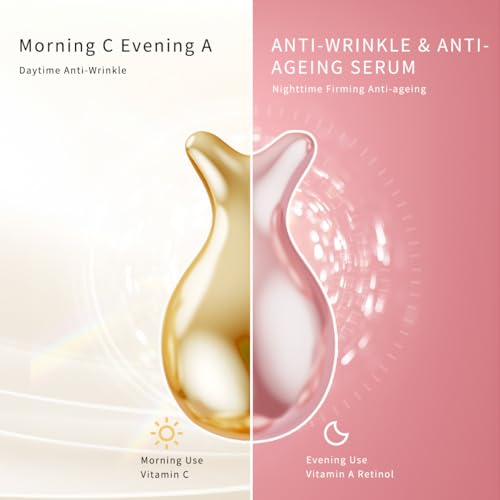 Vitamin C & Retinol Serum Capsules Set - 60 Travel-Friendly Single-Use Pouches