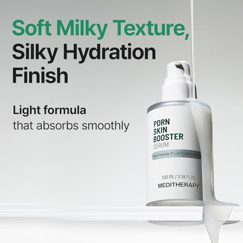MEDITHERAPY Centella PDRN Skin Booster Serum 3.38 Fl oz - Plant-Based Face Serum for Youthful Skin