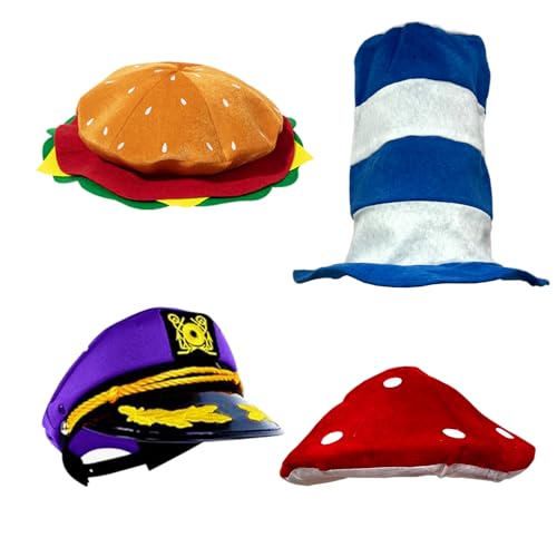 Assorted Funny Party Hats Set for Adults - Photo Booth Props