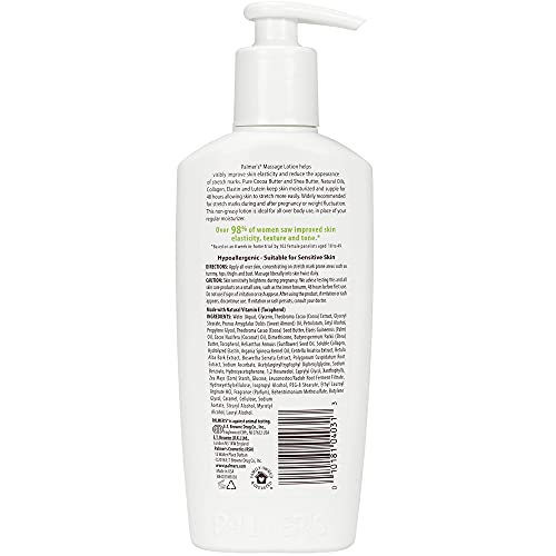 Palmer's Cocoa Butter Formula Massage Lotion For Stretch Marks with Vitamin E, Collagen and Elastin, and Shea Butter, 8.5-Ounce Bottles (Pack of 6)
