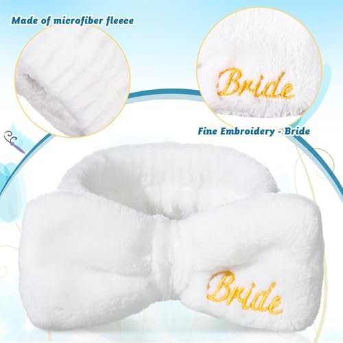 Dusty Blue Bachelorette Party Accessories Set with Headbands, Sunglasses & Scrunchies - Geiserailie