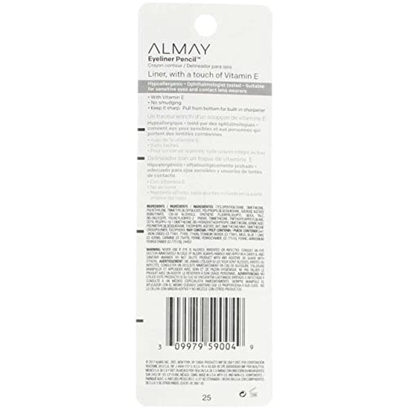 Almay Intense i-Color Liner, Black Raisin [209], 0.009 oz (Pack of 5)