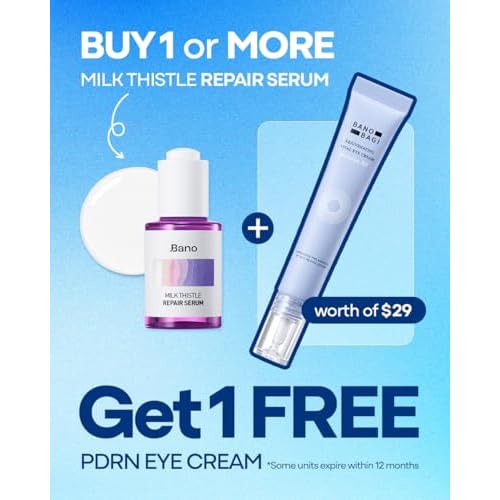 Banobagi PDRN Eye Cream ? Under Eye Cream for Puffiness and Bags, Korean Skin Care with Centella, Panthenol & b-PDRN | Firming & Hydrating, Fragrance-Free, 0.5 fl oz