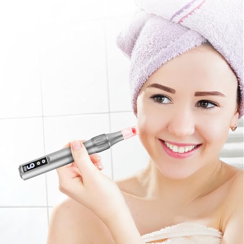 Microneedling Pen 0.25mm Derma Roller for Home Use - Portable & Beginner-Friendly