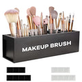 Large Makeup Organizer for Vanity Countertop with 4 Compartments - Black - Suli
