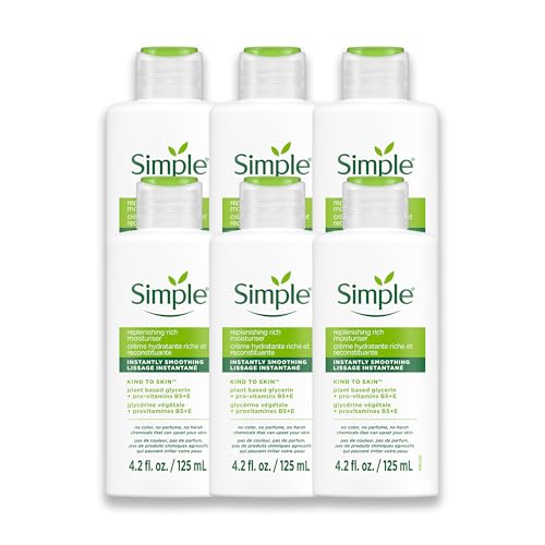Simple Kind To Skin Replenishing Rich Moisturizer 6 x 4.2 oz bottles