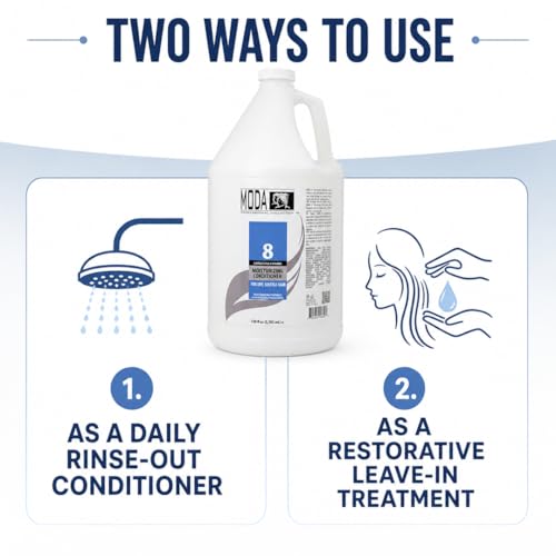 MODA 128oz Deep Moisturizing Hair Conditioner & Leave-In Treatment
