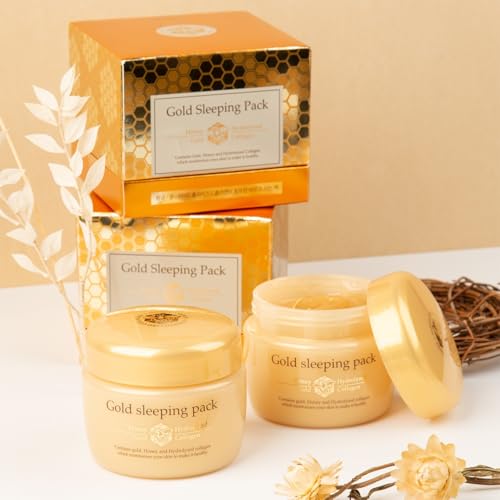 Gold Sleeping Pack 150ml / 5.07oz Skin Clear and Moisturized