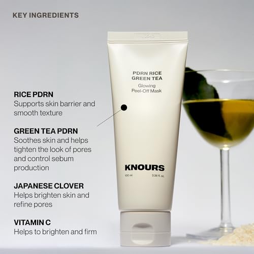 Hydrating Green Tea & Rice Peel Off Face Mask for Glowing Skin 100ml
