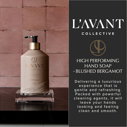 L'AVANT Collective Blushed Bergamot Plant-Based Hand Soap 16oz Refillable Glass Bottle