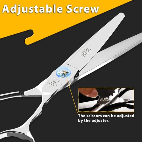 Professional Hair Cutting Scissors - Ultra Sharp Blades for Salon & Home Use
