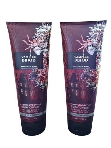Bath & Body Works Vampire Blood Hydrating Body Cream Duo, 8 oz