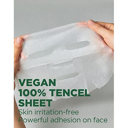 THESAEM Cica Soothing Mask 30ea - Daily Calming Facial Mask Sheet - Centella Asiatica, Hyaluronic Acid, and Panthenol - Moisturizing Essence with Vegan Sheet - Korean Skincare