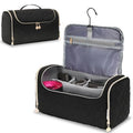 All-in-One Airwrap Travel Bag & Organizer | Large Capacity Padded Case for Dyson Airwrap & Shark FlexStyle Stylers, with Customizable Dividers & Side Pockets (Black)